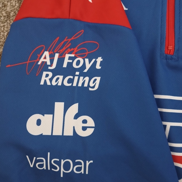 Verizon Indy Car Series A.J. Foyt Honda Racing Jersey Men's Size Large - Picture 5 of 6